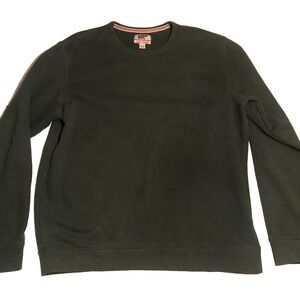 Lands End Serious Sweats Green Sweatshirt Size XL 46-48